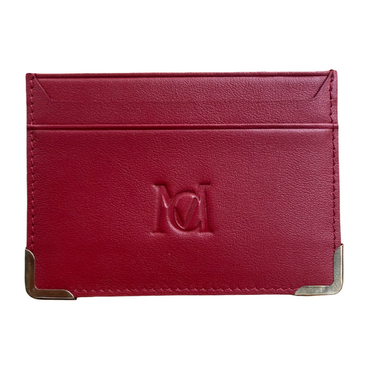 Card Holder Wein-Rot